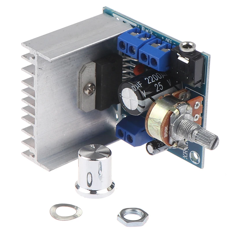 

AC/DC 12V TDA7297 2x15W Digital Audio Amplifier DIY Kit Dual-Channel Module