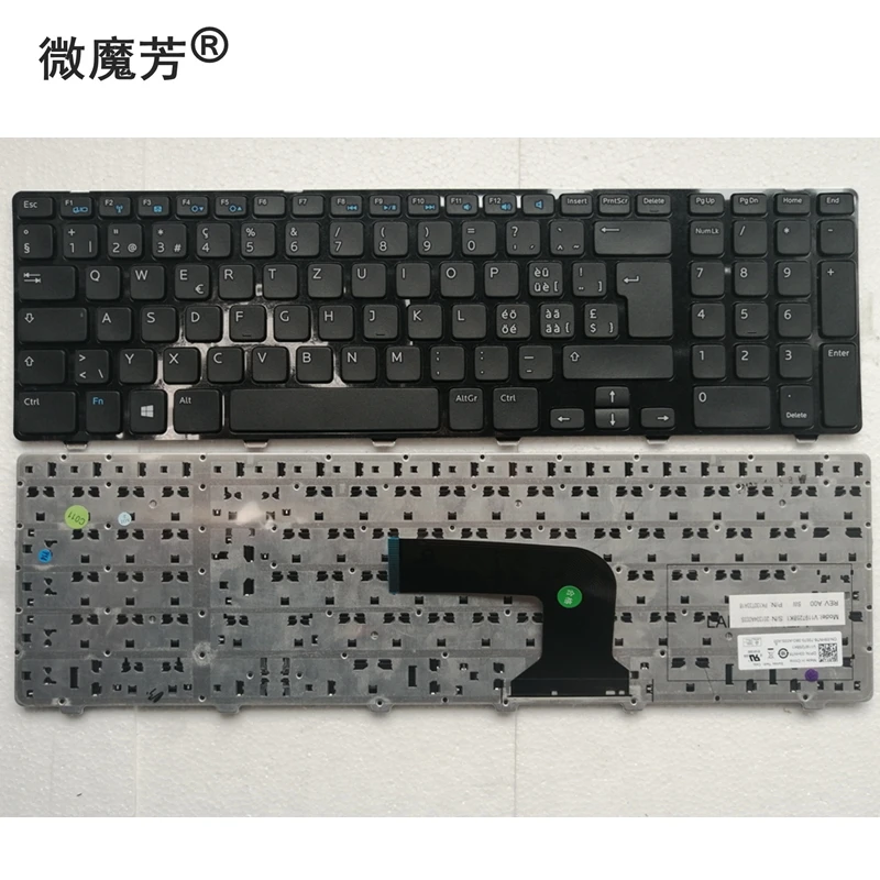 Клавиатура для ноутбука Dell 17R 3721 3737 17R-5721 N3721 N5721 5721 5737 5357 M731R 5735 V119725BS1 без подсветки -