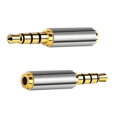 Аудиоадаптер с разъемом 3 5 мм на 2 штекер гнездо разъем для кабеля Aux динамика