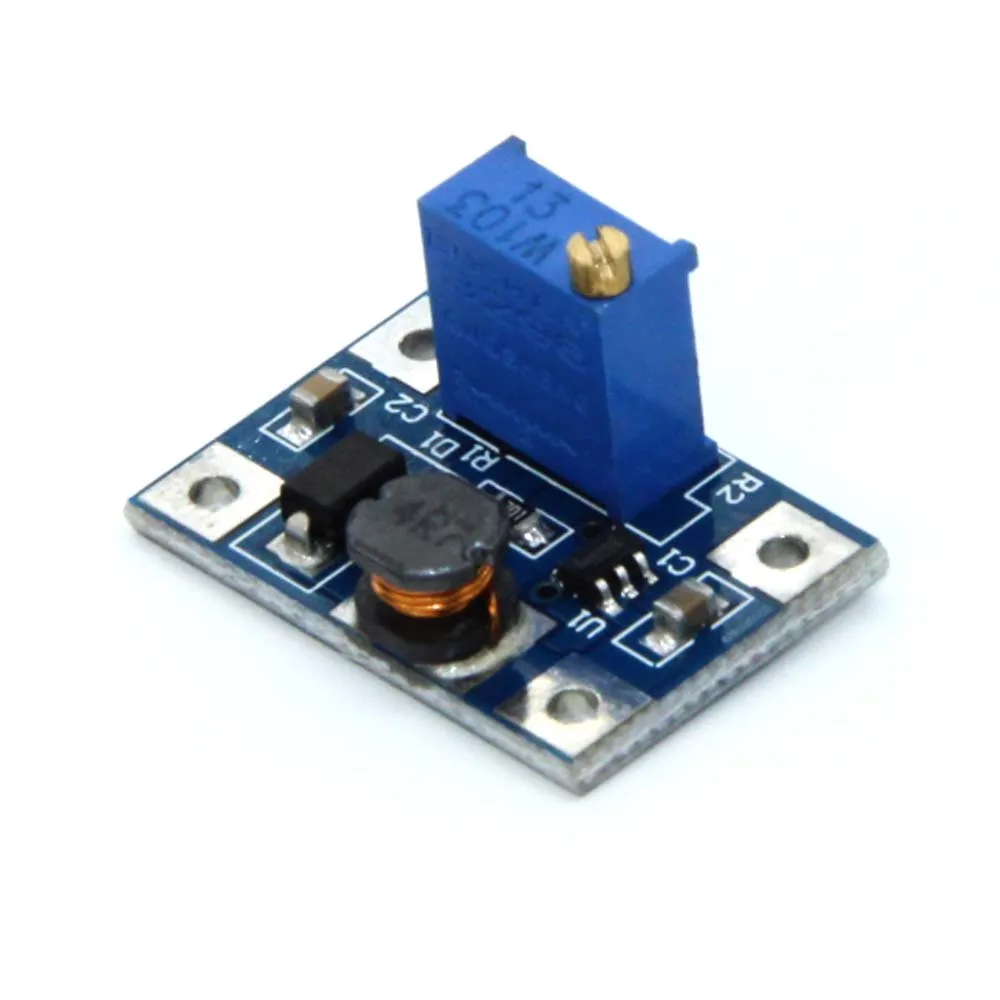 

1 pcs DC-DC SX1308 Step-UP Adjustable Power Module Step Up Boost Converter 2-24V to 2-28V 2A