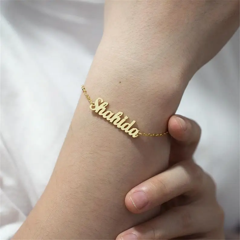 

Custom Name Bracelet Personalized Name Jewelry Custom Bracelet Dainty Name Bracelet Mother Day Custom Jewelry Gift For her