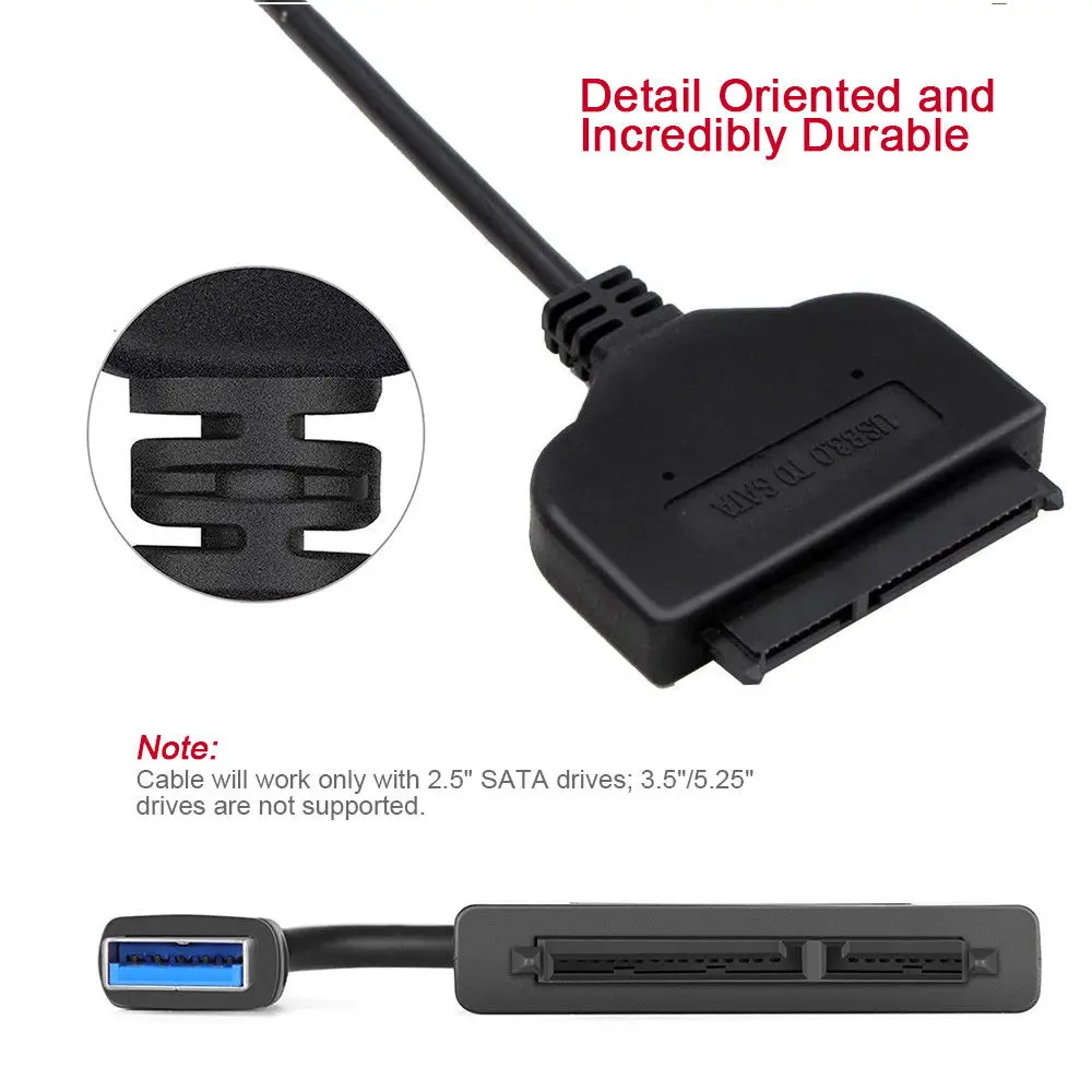 USB 3 0 на SATA жесткий диск адаптер до 6 Гбит/с Поддержка 2 5 дюймов 22 Pin Sata внешний SSD HDD