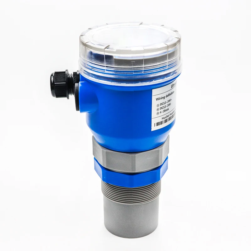 

Noncontact Ultrasonic Level Transmitter Ultrasonic Water Level Sensor Relay in a Tank