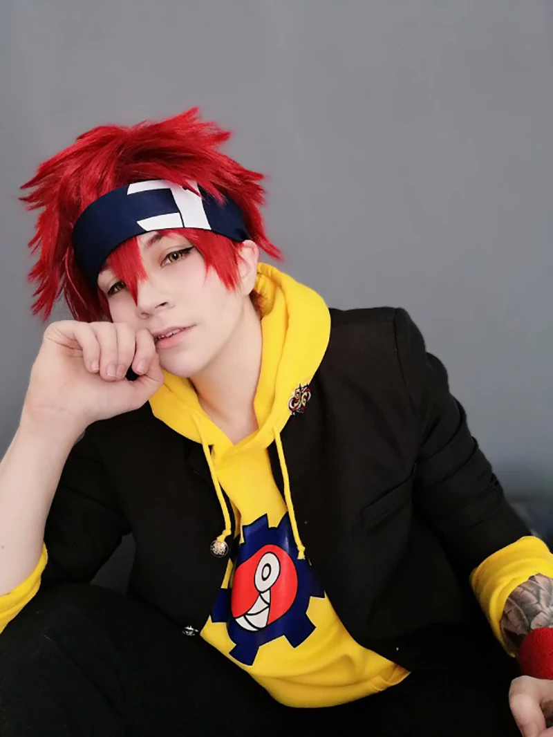SK8 The Infinity Reki Kyan Cosplay Wig Headband Hairband SK8 Cosplay scarf