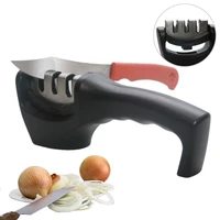 knife sharpener 3 stages professional grinder kitchen sharpener knives accessoriestungsten steel and ceramic kitchen knife tools