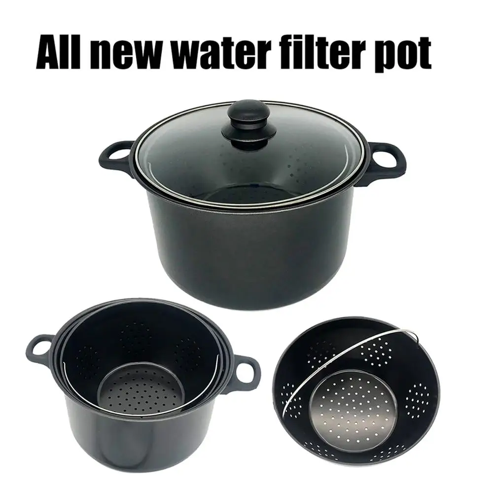 Кастрюля кухонная 2 в 1 с фильтром для воды и поворотным фильтром|Детские кухни| |