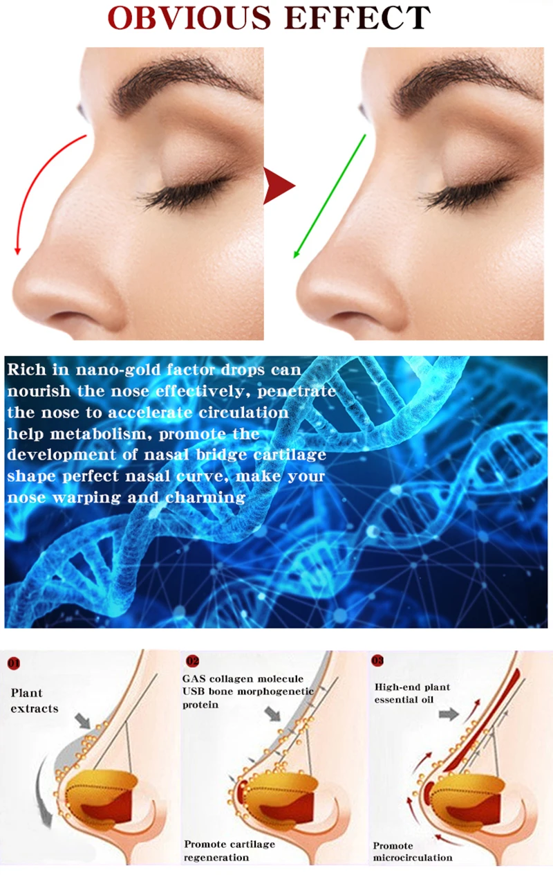 Эфирное масло для восстановления носа и ринопластики очаровательное женское