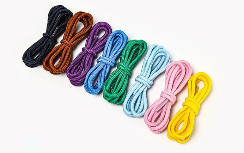 50 Pairs Outdoor Round Rope Hiking Shoes Laces Wear Resistant Sneakers Boot Shoelaces Strings for Men And Women Fashion Shoes