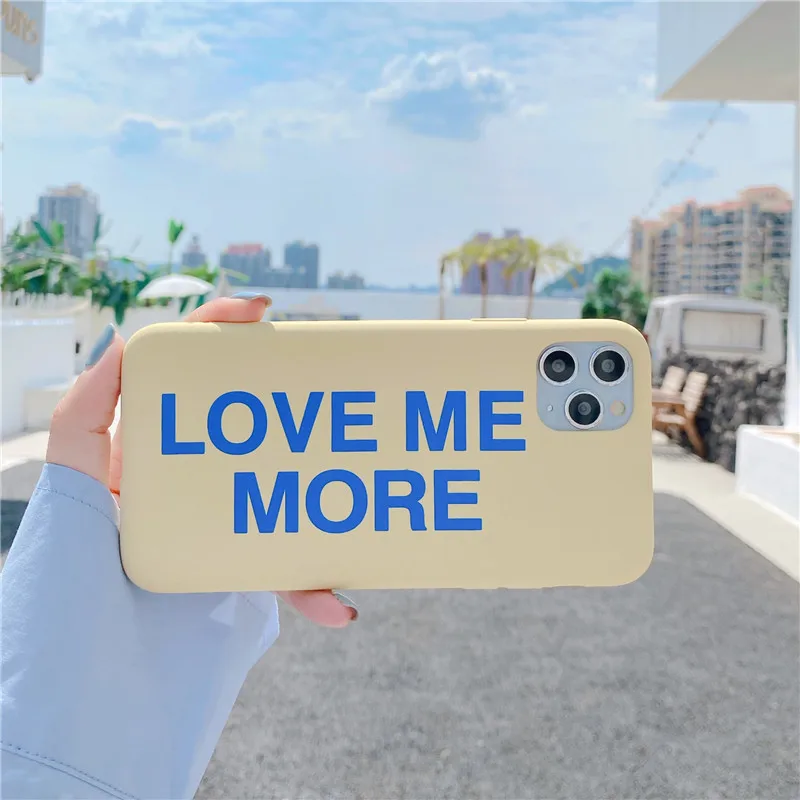 iPhone 7 Plus phone Case Wind English Lettered Simple Cute 11 Pro Max Silicone Apple X MAX XR XS 8 accessories | Мобильные телефоны