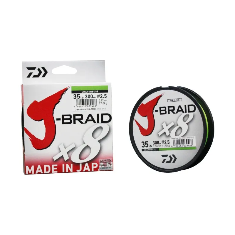 DAIWA DAIWA J - BRAID by 8 8 braided fishing line PE wire braided wire power line made in Japan