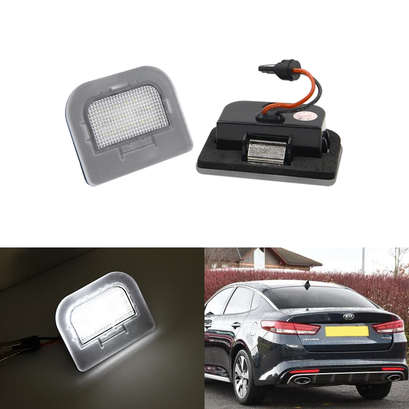 

2x Fits For Kia Optima K5 2016 2017 2018 2019 Error Free Led Number License Plate Lights Lamp