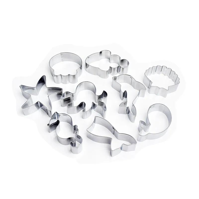 Нержавеющая сталь Морская Раковина звезда формочка для печенья украшения торта