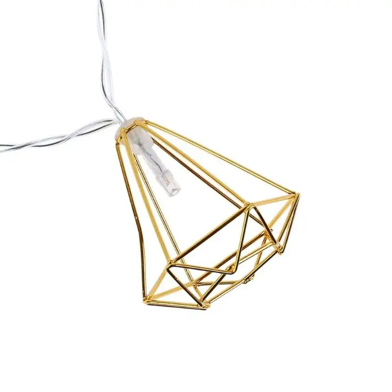 10 LED Copper Wire Battery Lights Energy Saving and Environmental Protection String Retro Iron Metal Wedding Home Decor | Лампы и