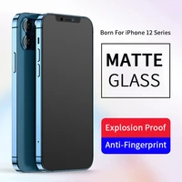 matte frosted tempered glass for iphone 12 13 pro max mini screen protector for iphone 11 pro xs max xr x 8 7 6 plus se glass