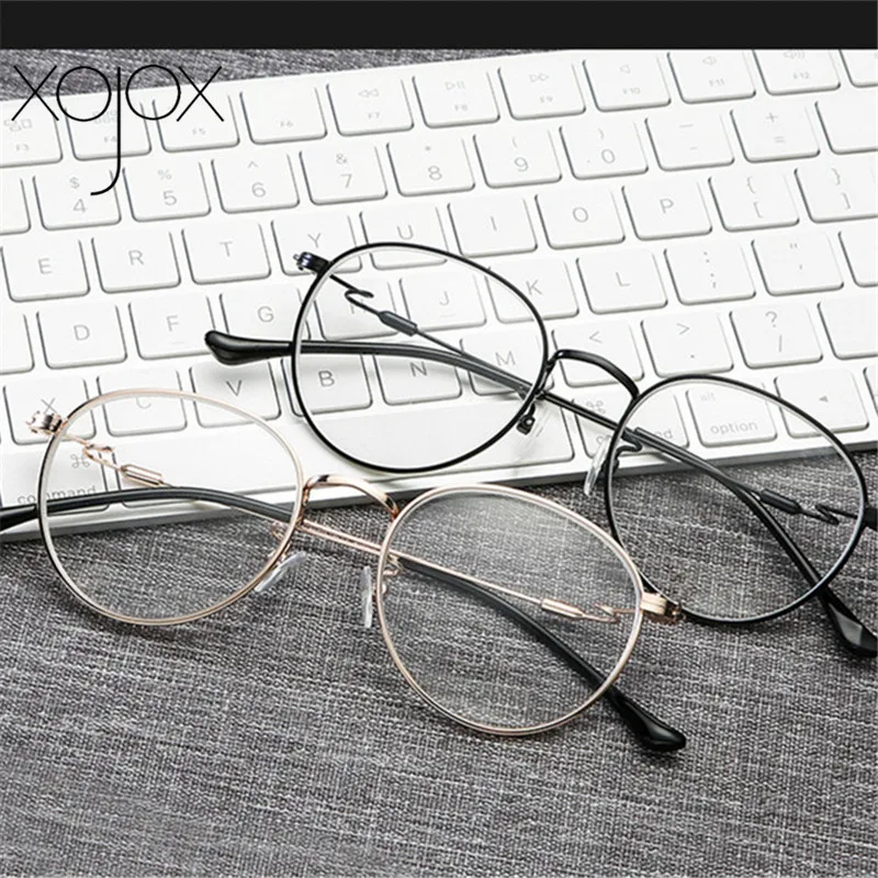 XojoX очки для близорукости женские мужские винтажные готовые близорукость оправа