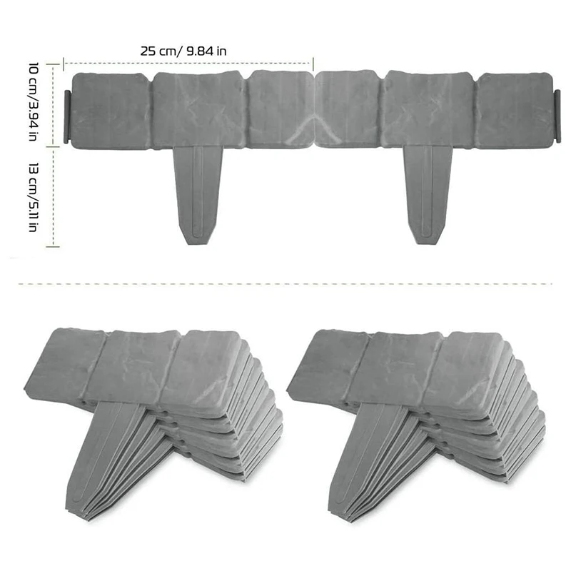 

Lawn Edging Cobbled Stone Edging Garden Edging Border Effect Garden Edging Plastic Hammer Lawn Yard Flower Bed Decor