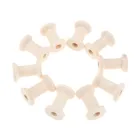 10 шт. деревянный стул для нитью строка прокатки провода швейная катушка инструменты поставщик DIY аксессуары для рукоделия