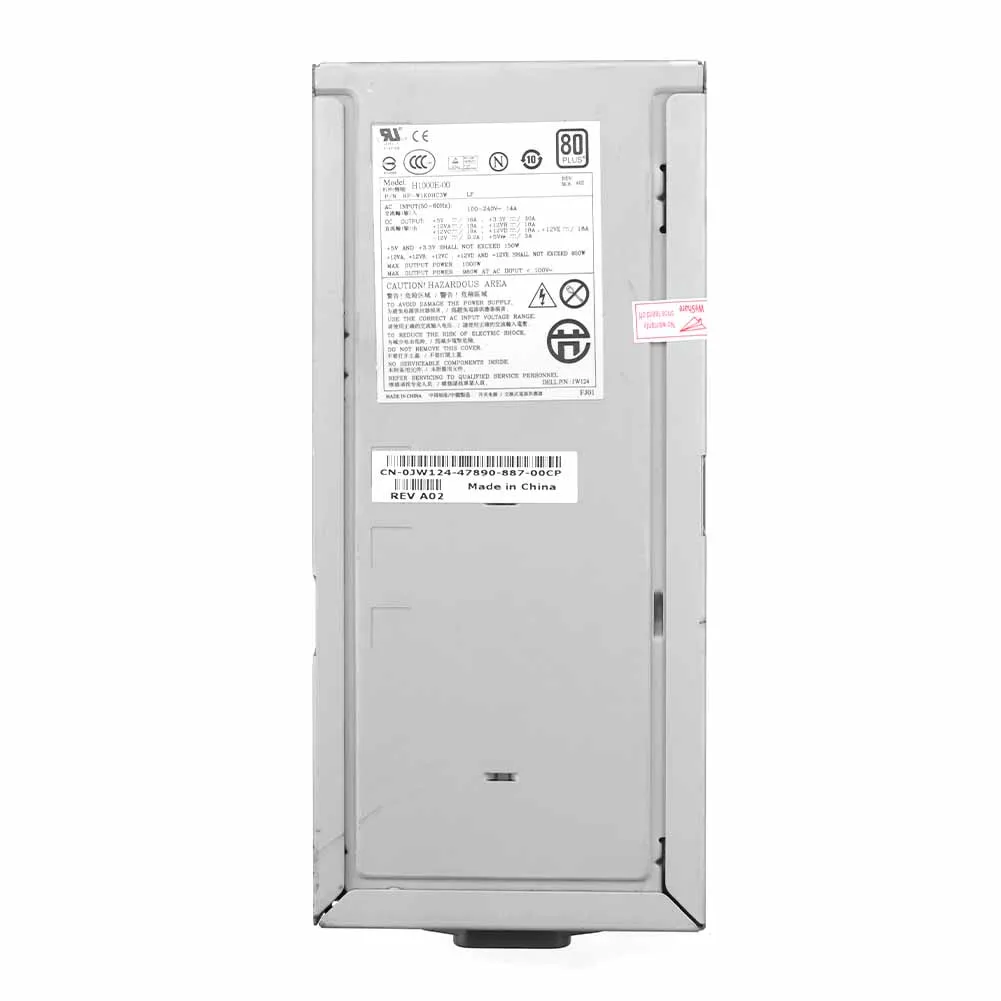Используется для Dell Precision T7400 источник питания рабочей станции 1000 Вт N/H1000E-00 JW124 C309D