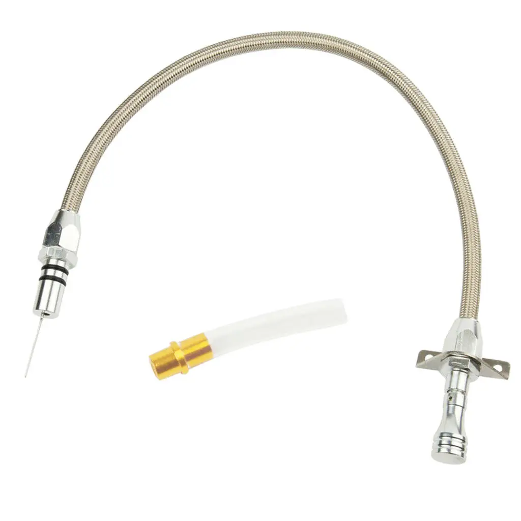 Гибкая нержавеющая модель TH400 для Chevy щуп коробки передач Turbo SBC | Автомобили и