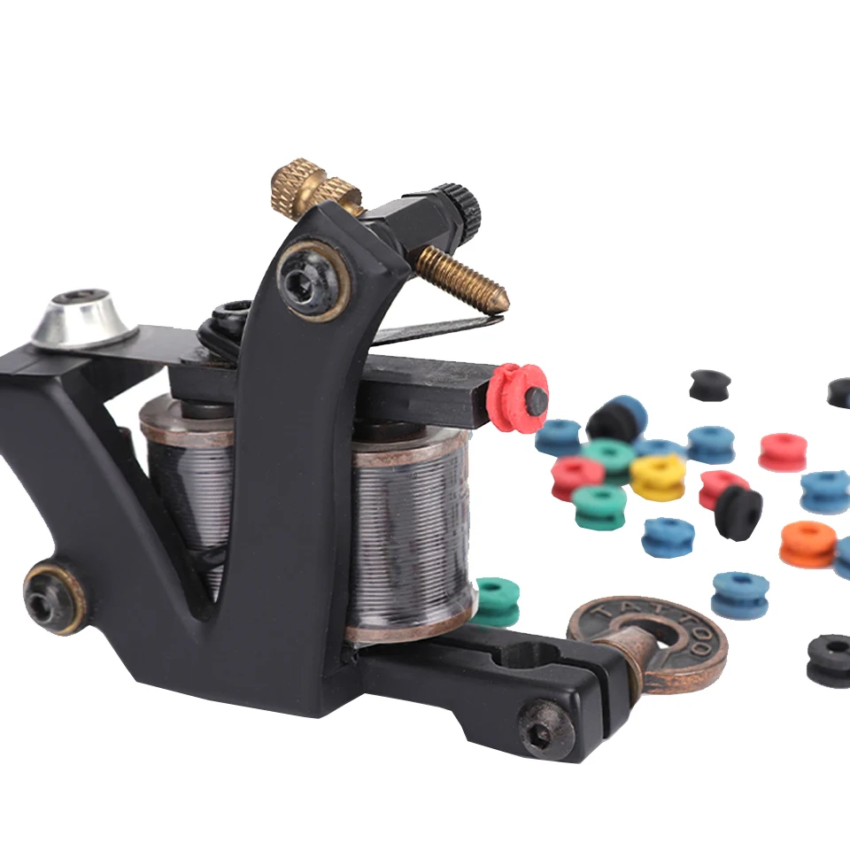 100pcs/lot H Shape Tattoo Machine Rubber Nipple Half Grommets Piston Pin Needle Mat Pad Cushion | Красота и здоровье