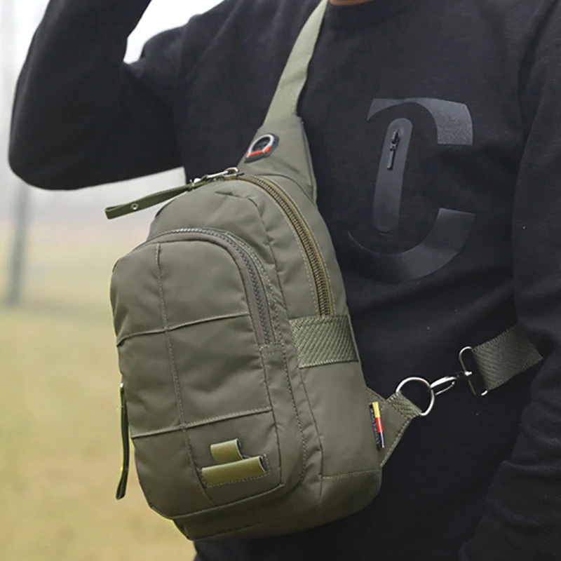 Нейлоновый штурмовый рюкзак высокого качества для мужчин нагрудная сумка на