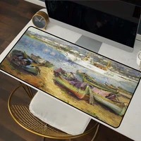 mrglzy seagull logo mouse pad rgb gaming console accessories office desk mat led natural rubber household carpet mat xxl
