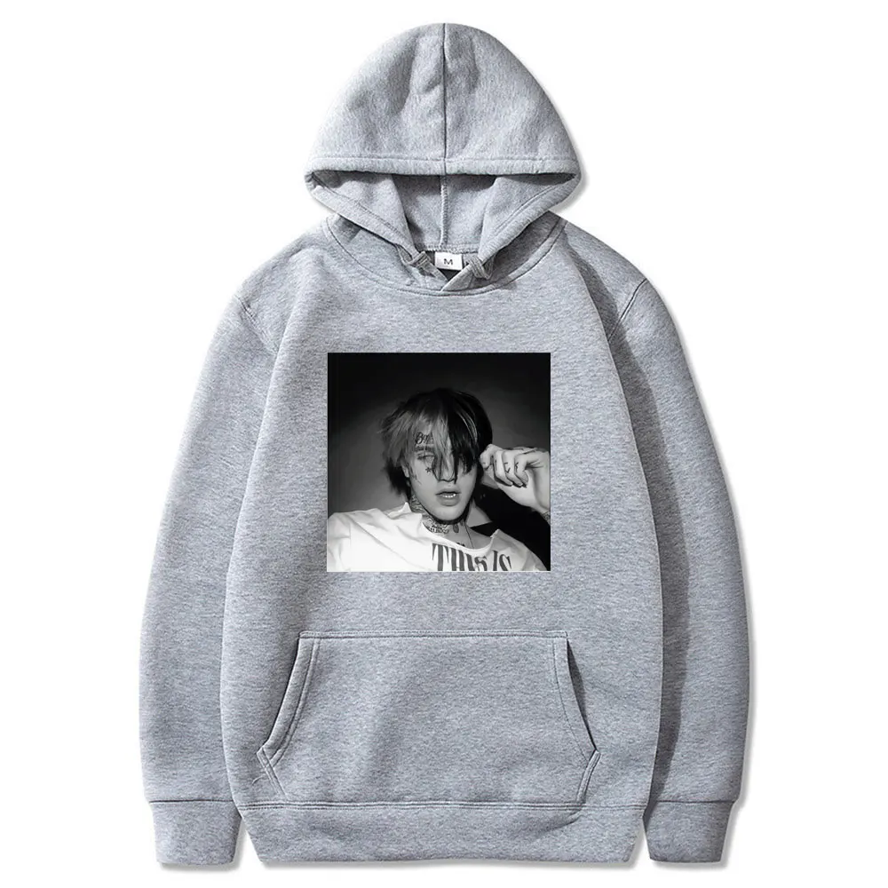 Толстовка Lil Peep Модный свитшот в стиле хип-хоп для влюбленных зимний Повседневный