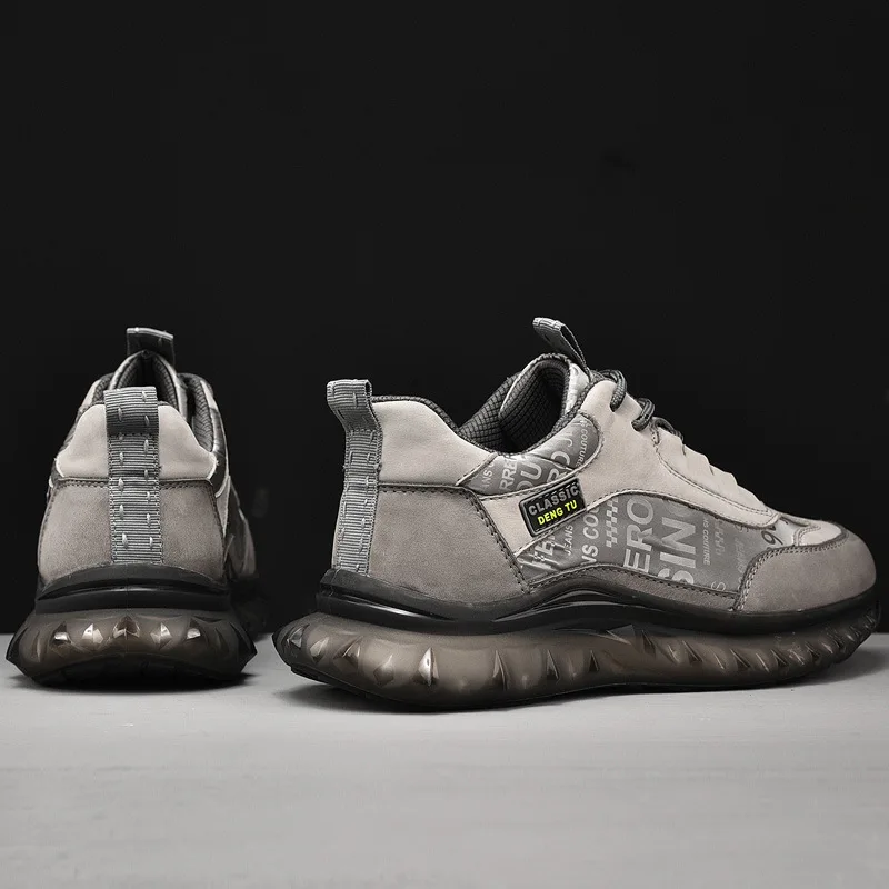 Men's Casual Shoes High Quality Man Running Shoes Fashion Sports and Leisure Hard-wearing Black Autumn 2021 New Men's Sneakers