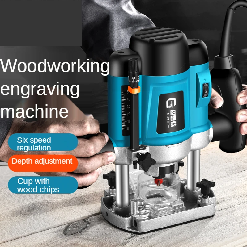 6 скоростная регламентная фреза для деревообработки гравировальная машина