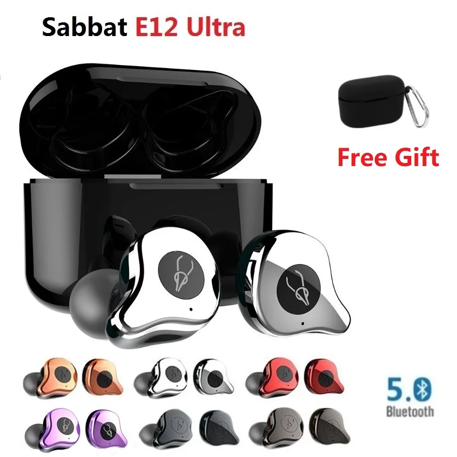 Sabbat E12 Ultra TWS 5 0 Bluetooth наушники waterproo с шумоподавлением гарнитура APTX HD