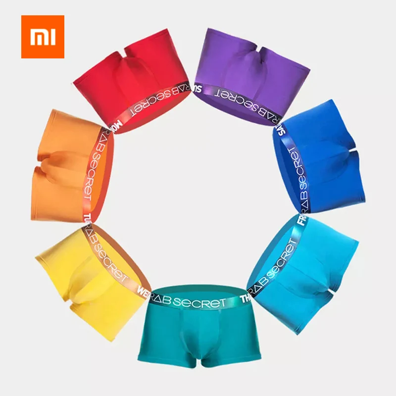 Новейшая модель Xiaomi Crab Secret пара недель штаны Подарочная коробка нижнее белье
