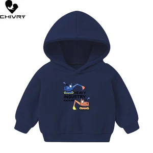 New 2021 Kids Autumn Winter Fashion Sweatshirt Boys Cartoon Print O-neck Pullover Tops Children Hoodies Sweatshirts Clothing