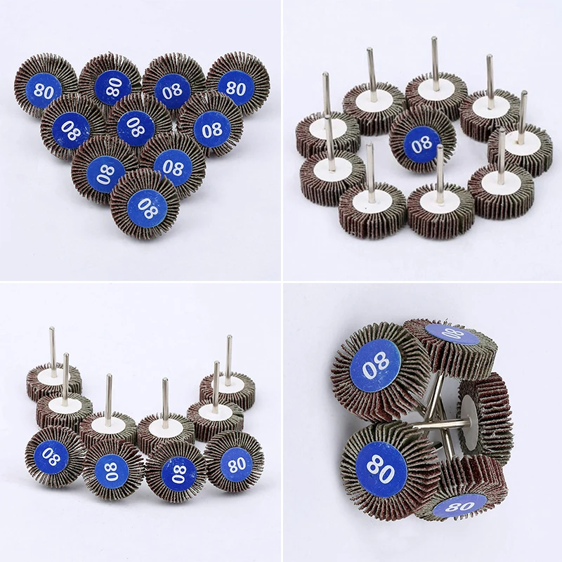 

Sanding Flap Disc Wheel Grinding 10pcs Deburr Abrasive Power Rotary Sanding Tool Parts Accessories