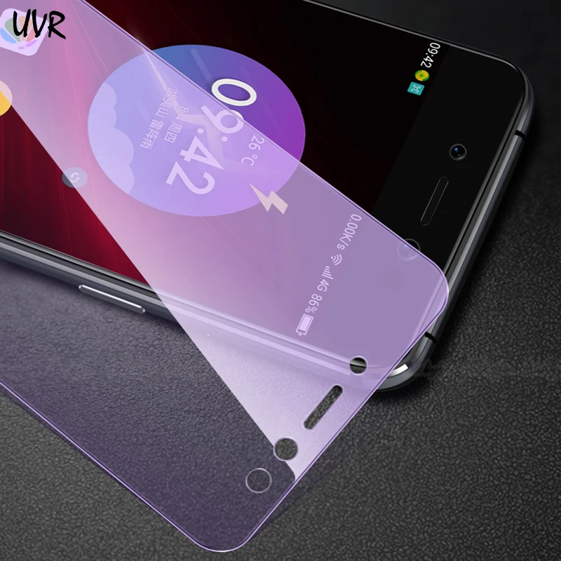 Закаленное стекло с защитой от синего излучения для Samsung Galaxy A7 A6 A8 Plus J2 J6 J7 Pro J8 2018