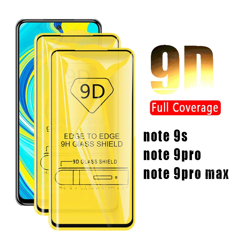 2 шт протектор экрана из закаленного стекла для xiaomi redmi note 9s Защитное стекло red mi 9