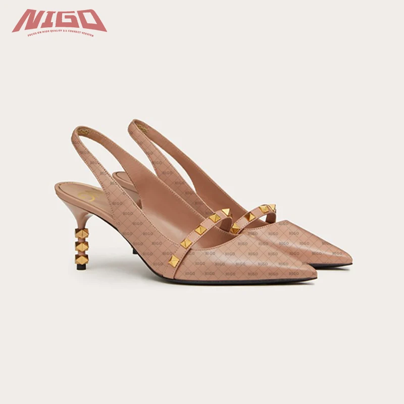 

NIGO V 21ss Women's Rivet High Heels Sandals shoes #nigo11078