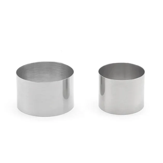 Новая маленькая круглая мини форма для торта и мусса выпечки из нержавеющей