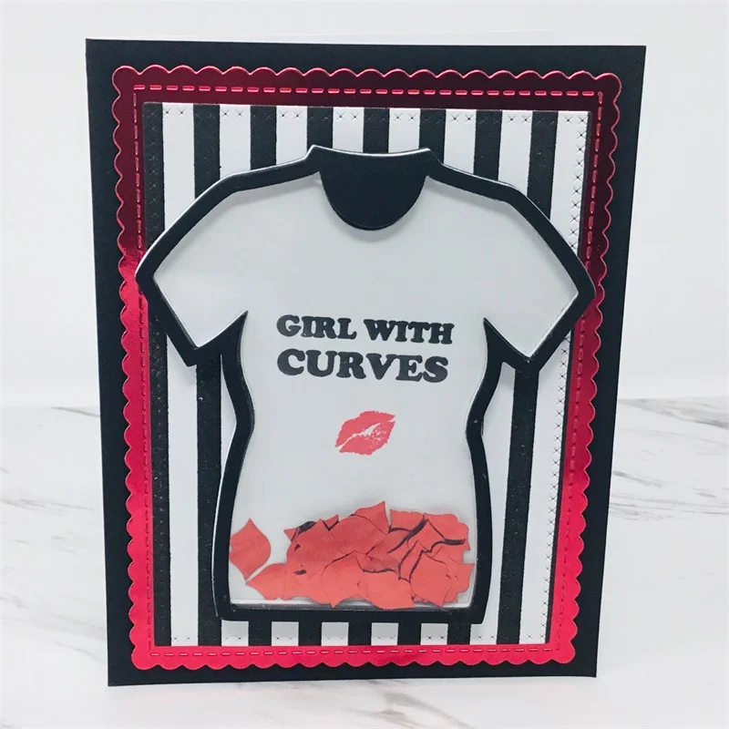 YPP ремесло футболка металла резки штампов или штамп для DIY скрапбукинга/фото