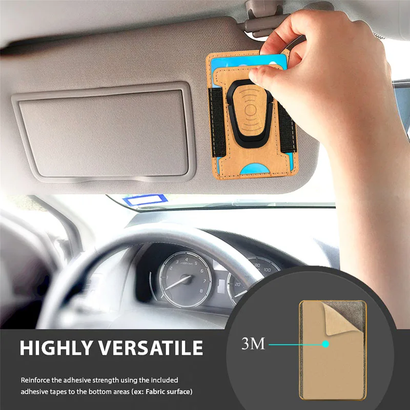 Универсальный магнитный держатель для телефона задняя наклейка бумажник iPhone