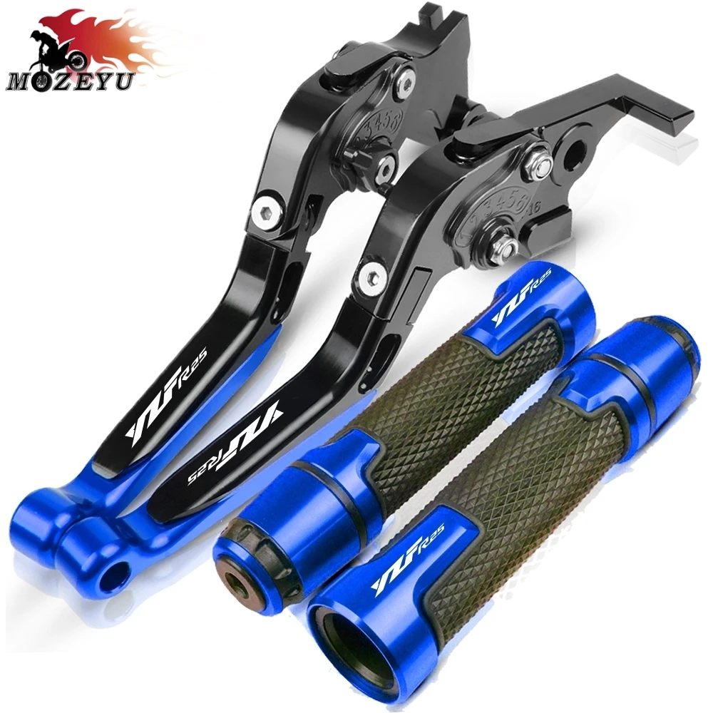 

For Yamaha YZF R25 YZFR25 2015 2016 2017 2018 2019 Motorcycle Accessories Brake Clutch Levers Handlebar Hand Grips YZF-R25