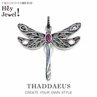 Подвеска со стрекозой, Весенняя Новинка 2020, ювелирные изделия в богемном стиле, Серебряный парадиальный Природный счастье, подарок на свободу для женщин