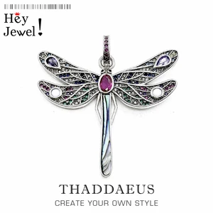 Подвеска со стрекозой, Весенняя Новинка 2020, ювелирные изделия в богемном стиле, Серебряный парадиальный Природный счастье, подарок на свободу для женщин