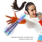 Складной нож-бабочка из нержавеющей стали, тренировочный Клинок для начинающих, для отдыха на открытом воздухе, кемпинга, парикмахерский инструмент