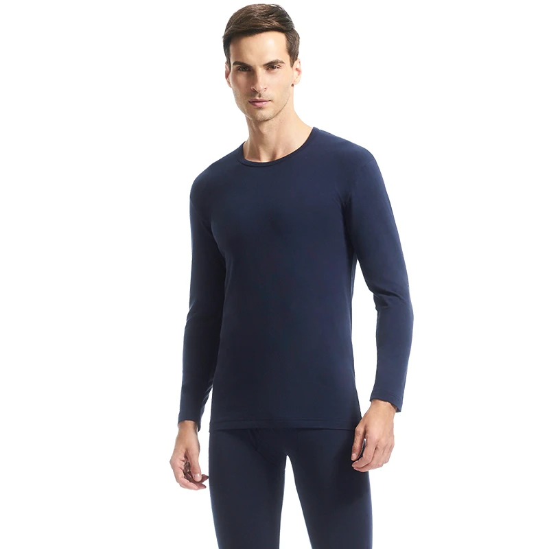 THREEGUN Lycra Нижнее белье Зимнее мужское теплое тепловое нижнее Пара Мужчины Длинные