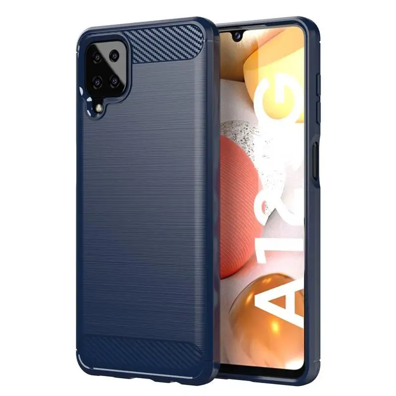 

Shockproof Bumper For Samsung Galaxy A12 Case For Samsung A12 A52 A72 A32 A22 A82 S21 FE Protective Phone Cover For Samsung A12