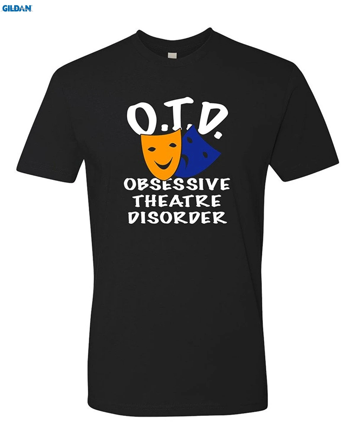 Panoware Мужская футболка OTD Obsessive Theatre Disorder с принтом забавная коротким рукавом