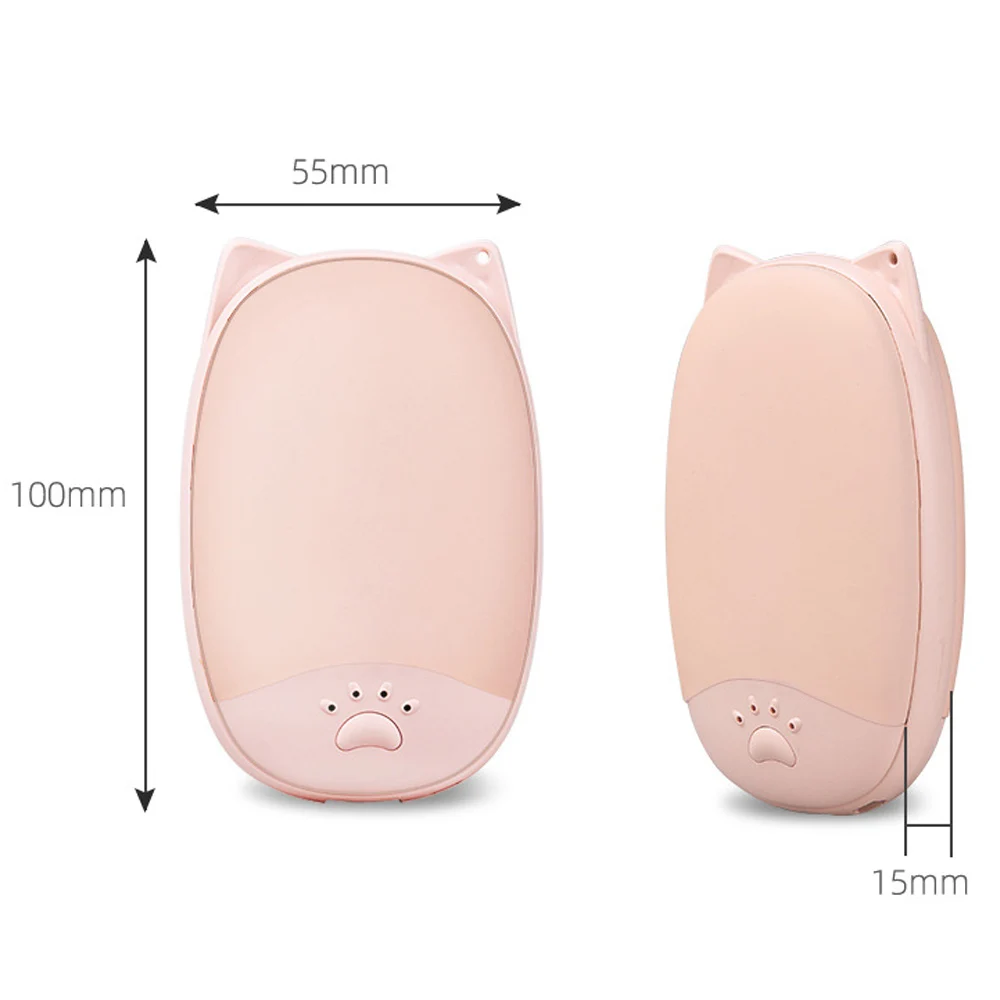 Мини обогреватель для рук с USB зарядкой 5200 мАч 1cps портативный зимний 4 Уровня