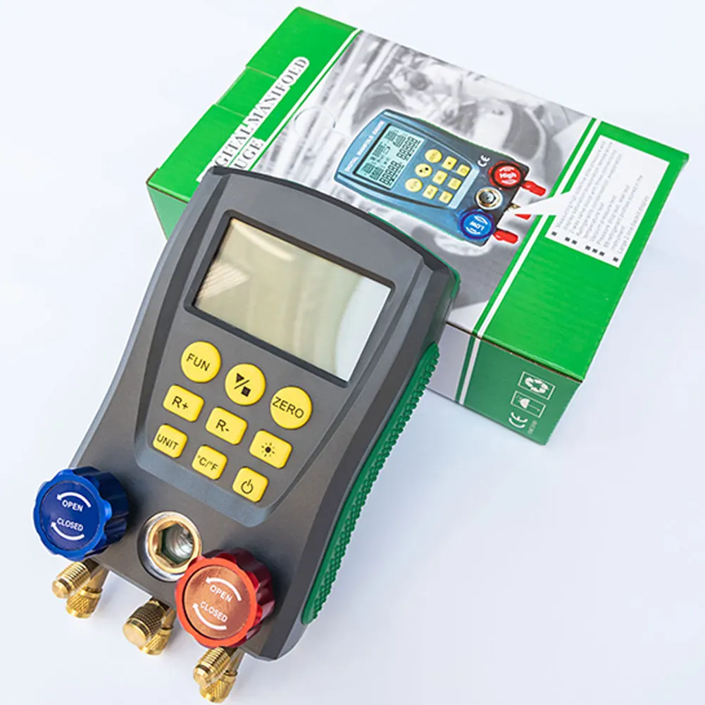 

Refrigeration Pressure Gauge Digital Manifold Gauge DY517 Car Air Conditioner Temperature Electronic Manometer Gauge Tester Tool