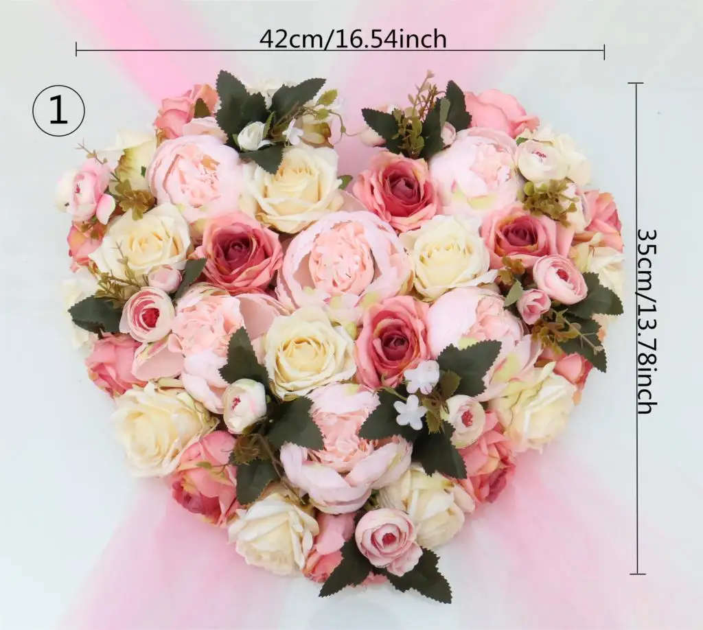 Цветы искусственные цветы Красивый в форме сердца свадебное оформление