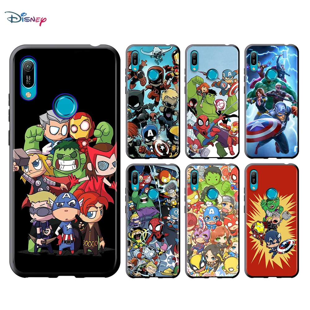 

Marvel Cartoon Avengers For Xiaomi Mi 11i 11 10T 10 9T 9 A3 8 Lite CC9 SE Note10 Lite Ultra Pro Black Phone Case Cover